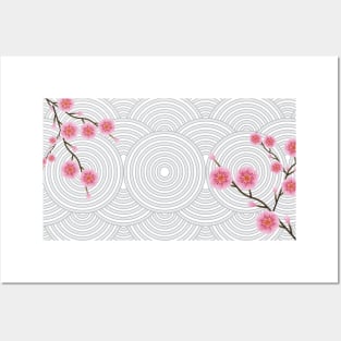 Sakura Cherry blos som Posters and Art